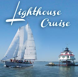 Schooner Woodwind Lighthouse Sailing Tours out of Historic Annapolis Maryland