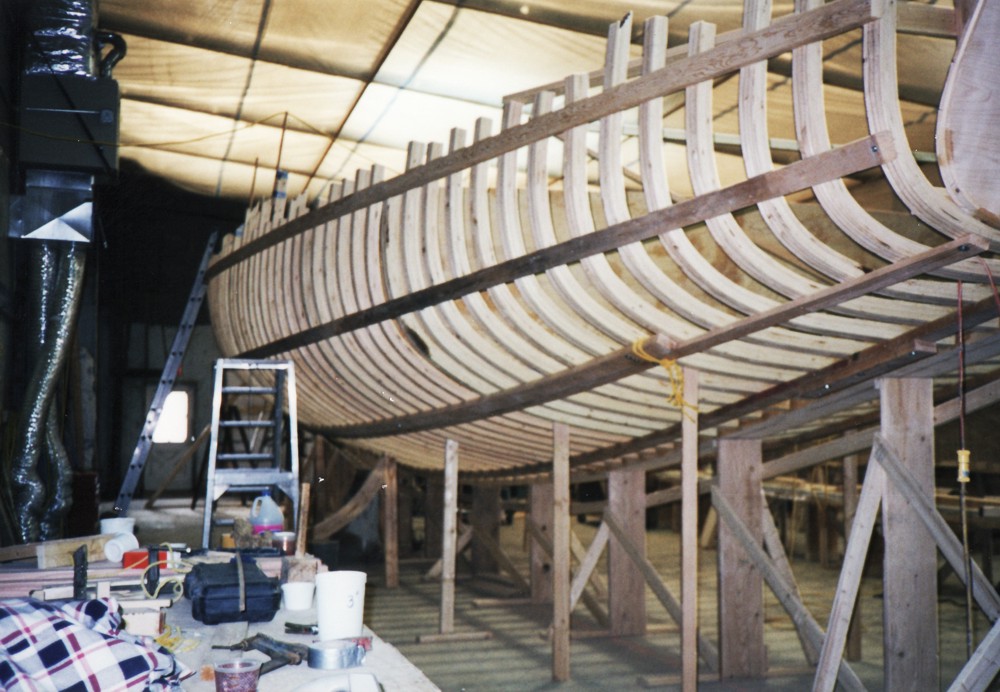 Building of the Schooner Woodwind II for Annapolis, Maryland