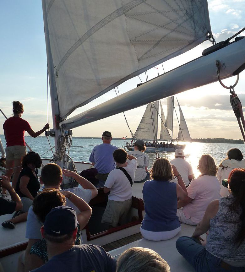 Team Bonding with a Crew Race on Schooner Woodwind