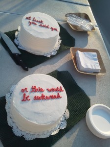 Cakes that were ordered for this special occasion
