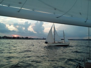 Beautiful sunset over Annapolis