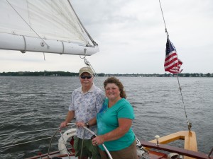 4oth Wedding Anniversary sailing on the Schooner Woodwind!