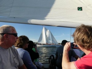 Wednesday Night Racing on the Schooner Woodwind