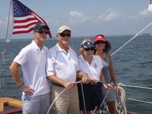 Celebrating 80 years of good living sailing aboard Woodwind!