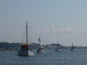 Oyster Buyboats in Annapolis Harbor