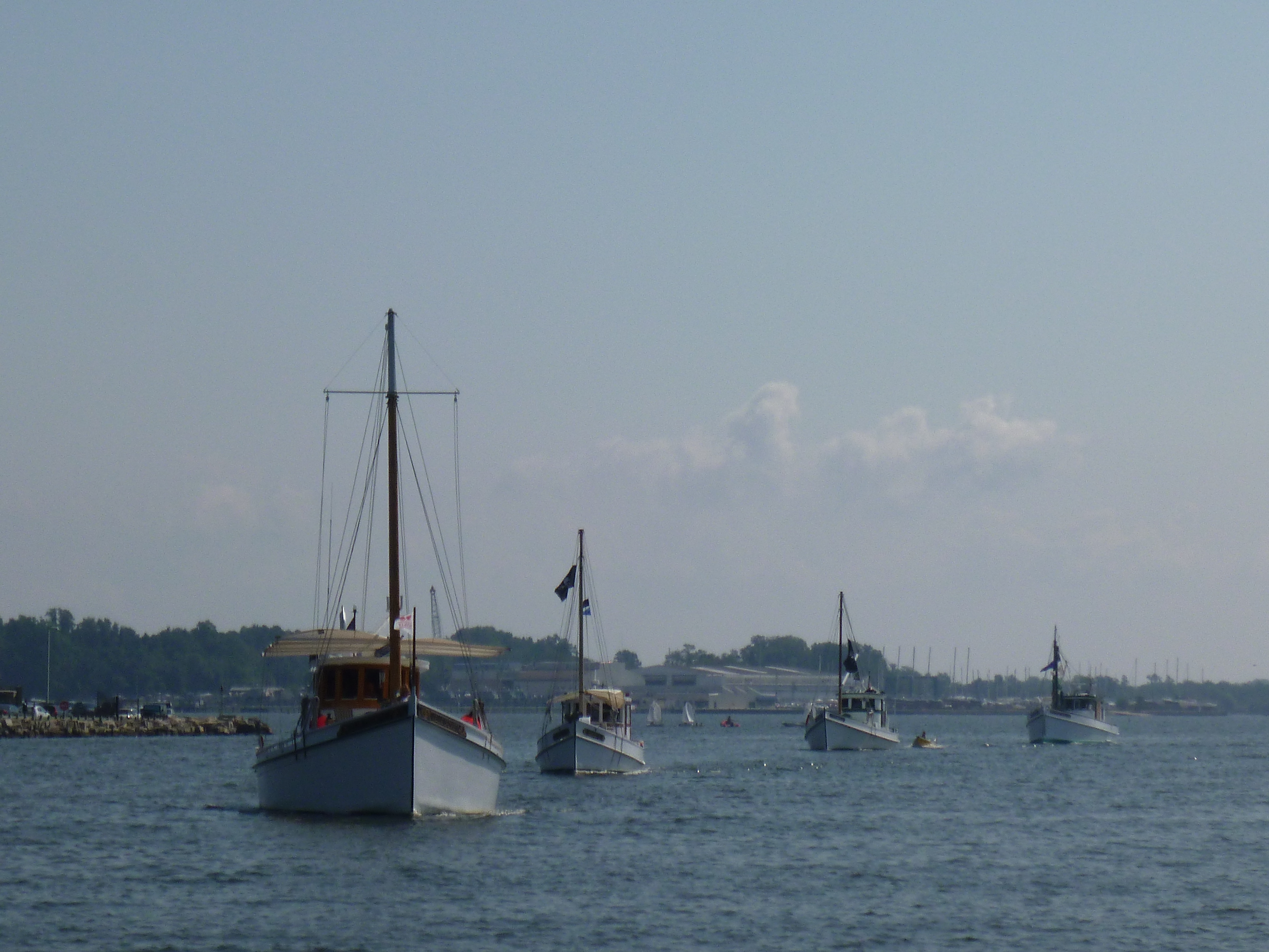 Oyster Buyboats in Annapolis Harbor