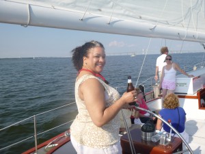 Krista's Bday sail on Schooner Woodwind
