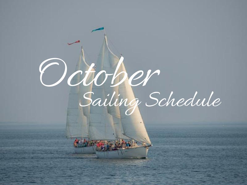 October sailing schedule