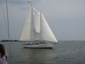 Schooner Woodwind on the Bay