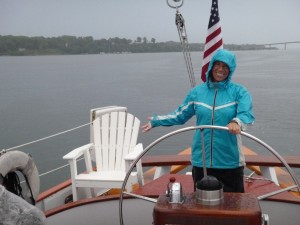 Treasure hunting after the storm on the Severn River