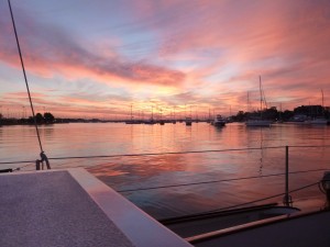 Sunrise In Annapolis Aboard Schooner Woodwind