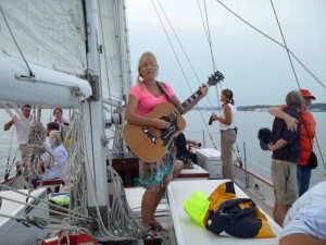 Deanna Dove aboard The Schooner Woodwind