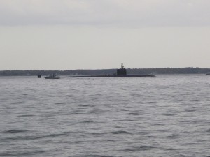 Anchored Fast attack submarine