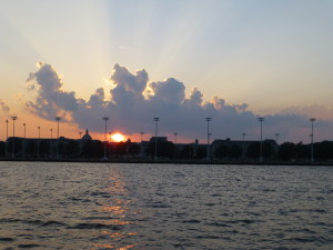 Beautiful sunset on USNA