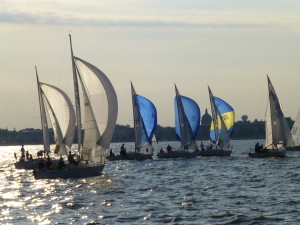 Thursday night racing on the Severn River- a great back drop for a private event on the Woodwind.