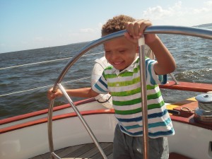 Palmer at the hem during the 4:00 sail!