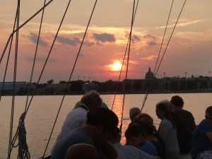 Sunset over Annapolis