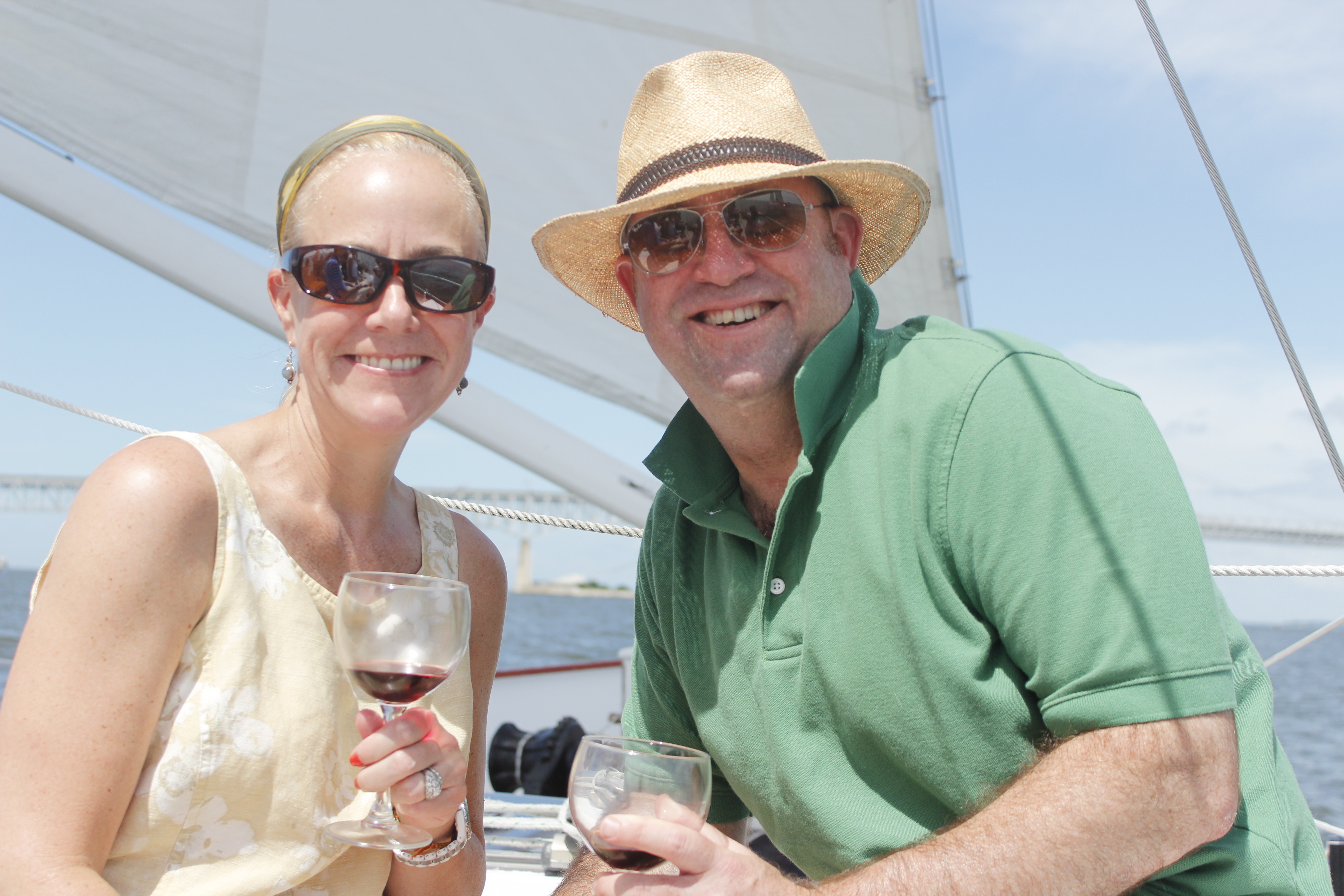 Wine in the Wind cruise full of happy guests