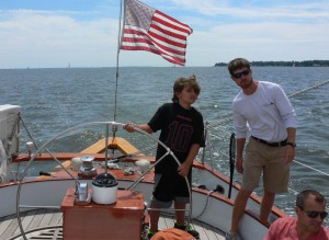 Chase at helm