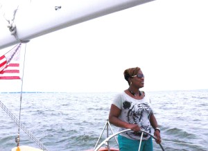 Keisha looks forward to sailing her own boat someday. 