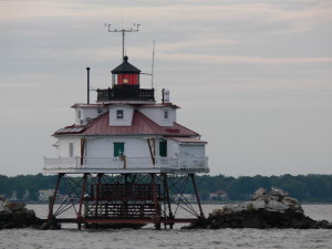 The only screw pile lighthouse still on station.