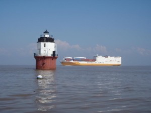 Commissioned in 1908, Baltimore Harbor Light was the last lighthouse constructed on the Chesapeake Bay.  photo credit http://baltimorelight.org