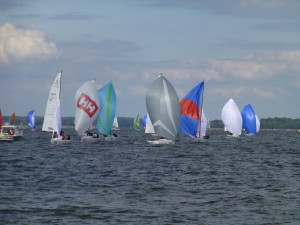 The fleet for the J 70s North American Championships 