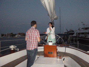  Peter's surprise proposal to Lauren on the Schooner Woodwind