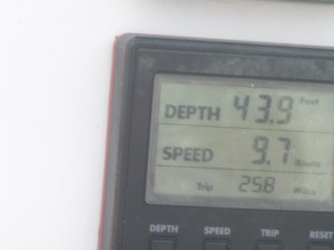 Winds picked up and the speed was awesome