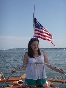 Capt. Jen meet Capt. Jen.. from Ft. Lauderdale skippering the schooner Woodwind