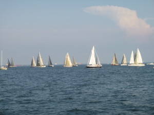 Start of the Solomon's Island race