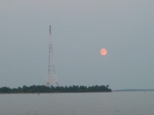 Full moon over Greenbury Point