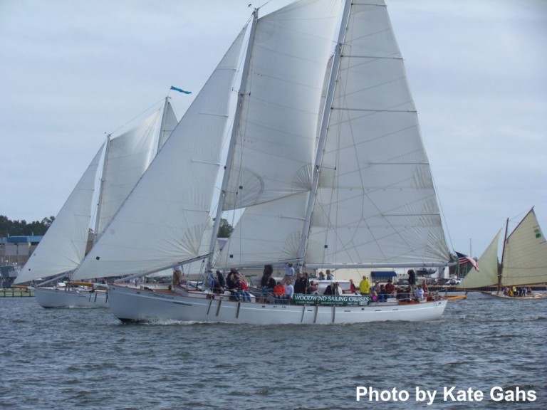 Classic Wooden Boat Regatta Schooner Woodwind