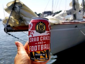 Can of Crabcakes & Football Beer